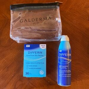 Differin Acne Treatment Body‎ Spray Patches Parch Kit bundle new salicylic acid